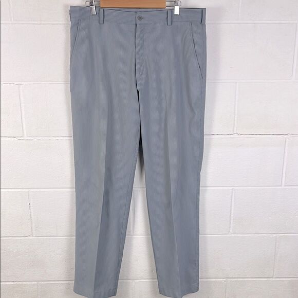 Nike Other - Nike Dri-Fit gray pinstrip chino golf pant
